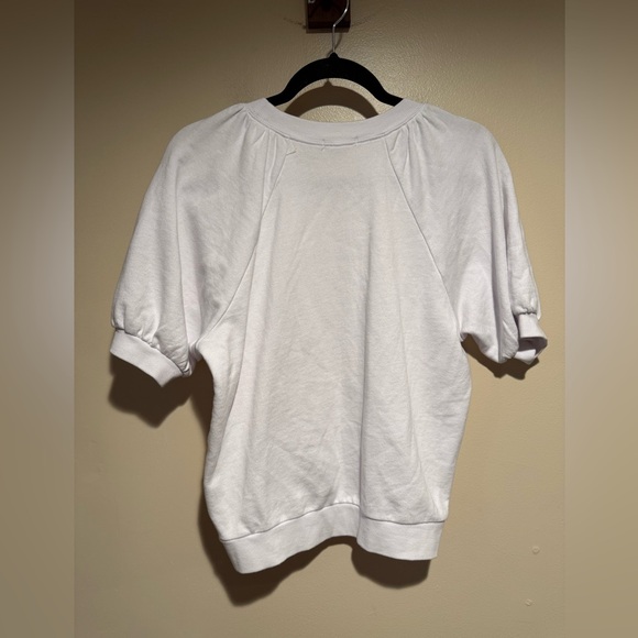 Z SUPPLY GIANNA TERRY TEE - WHITE size x-Small XS - Picture 11 of 12